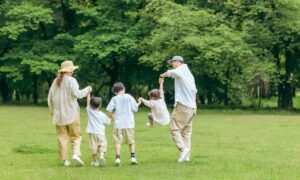 家族団欒の様子
